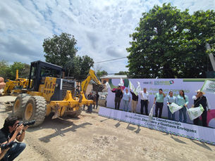 David Medina y Ricardo Gallardo dan banderazo a obras viales de gran impacto en Ciudad Valles