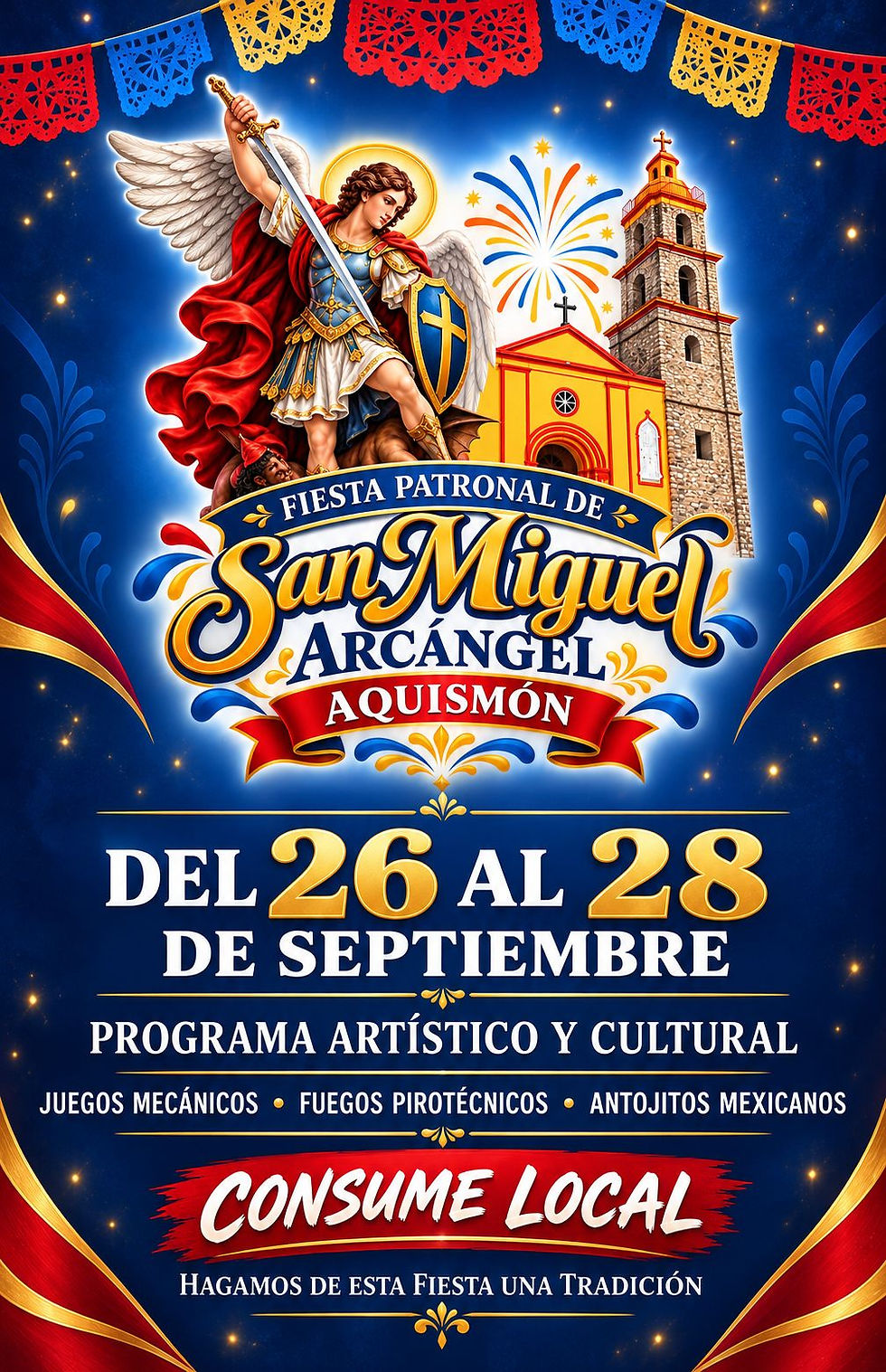 Aquismón se prepara para vivir en grande de las fiestas de San Miguel Arcángel