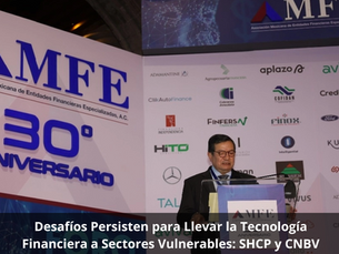 Desafíos Persisten para Llevar la Tecnología Financiera a Sectores Vulnerables: SHCP y CNBV
