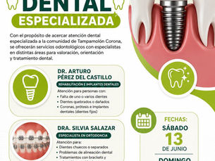 DIF Municipal de Tampamolón Corona acercará atención dental especializada a la población