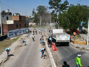 Gobierno de la Caapital mejora las condiciones de la colonia Nuevo Paseo en la jornada 547 de Capital al 100