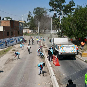 Gobierno de la Caapital mejora las condiciones de la colonia Nuevo Paseo en la jornada 547 de Capital al 100