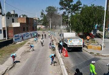 Gobierno de la Caapital mejora las condiciones de la colonia Nuevo Paseo en la jornada 547 de Capital al 100