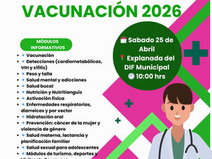 Aquismón será sede del arranque estatal de la Semana Nacional de Vacunación