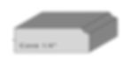 Outer Edge Profile Cove 1/4"