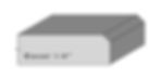 Outer Edge Profile Bevel 1/4"