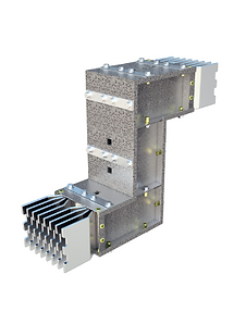 desvio offset barramento blindado de aluminio cobre