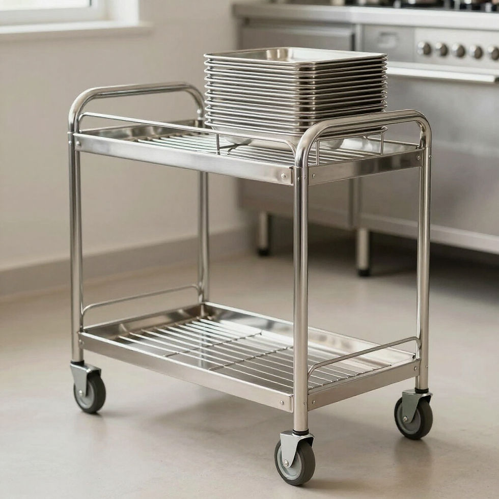 stainless steel trolly supplier in Delhi