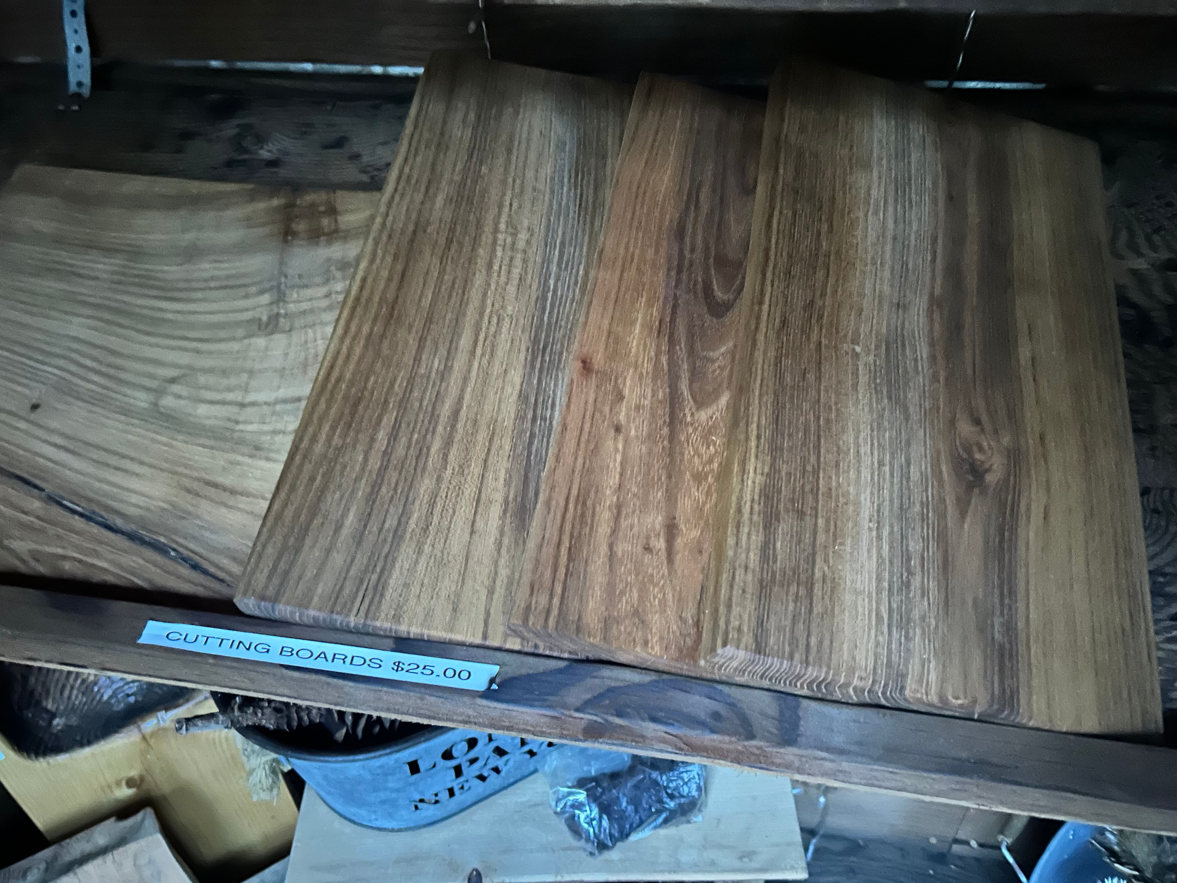 Handcrafted Sierra wood cutting board