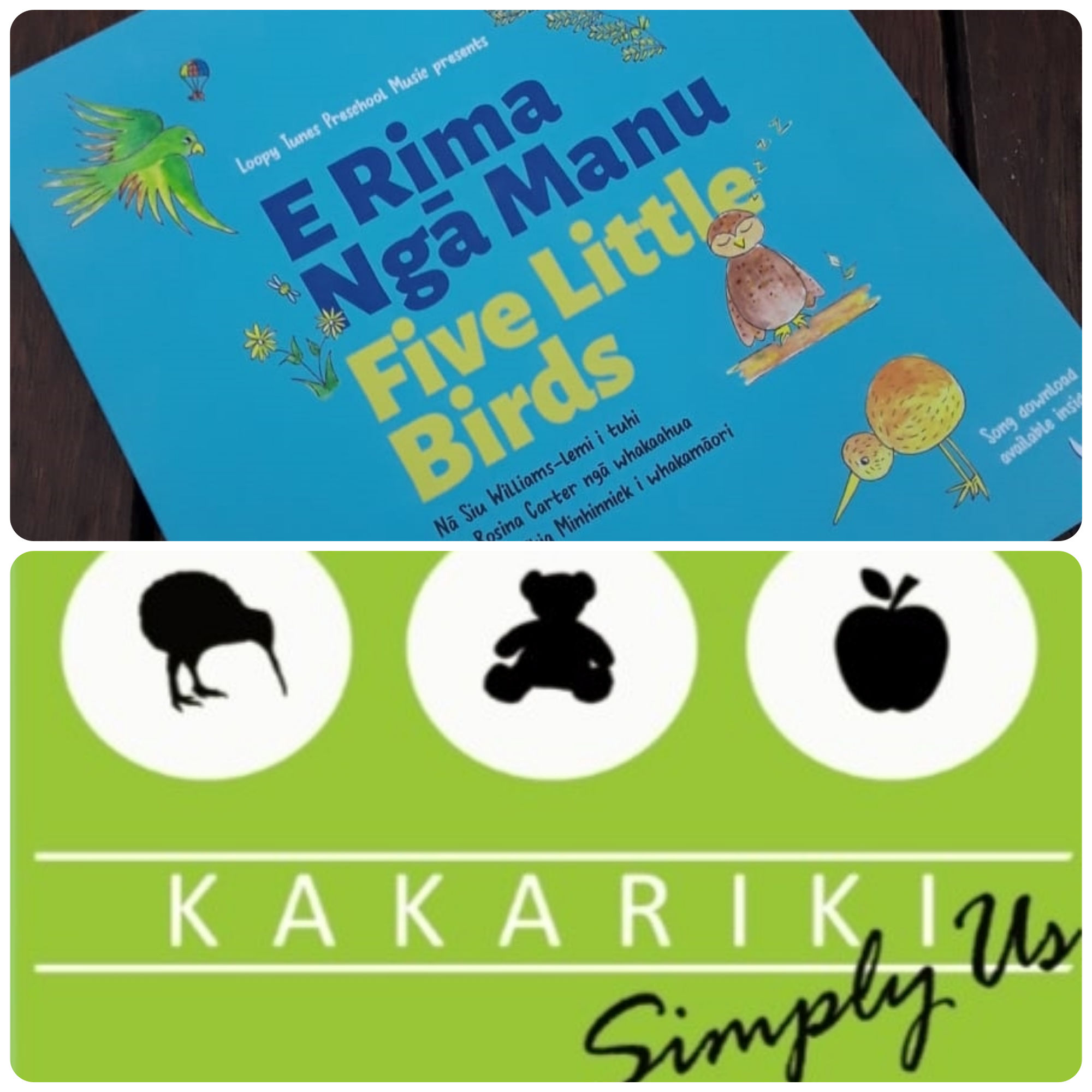 "Five Little Birds" Book + "Kākāriki" CD