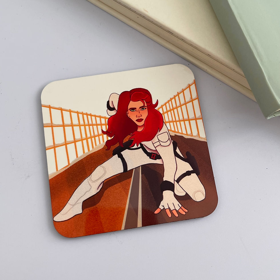 Thumbnail: Black Widow Mug and Coaster