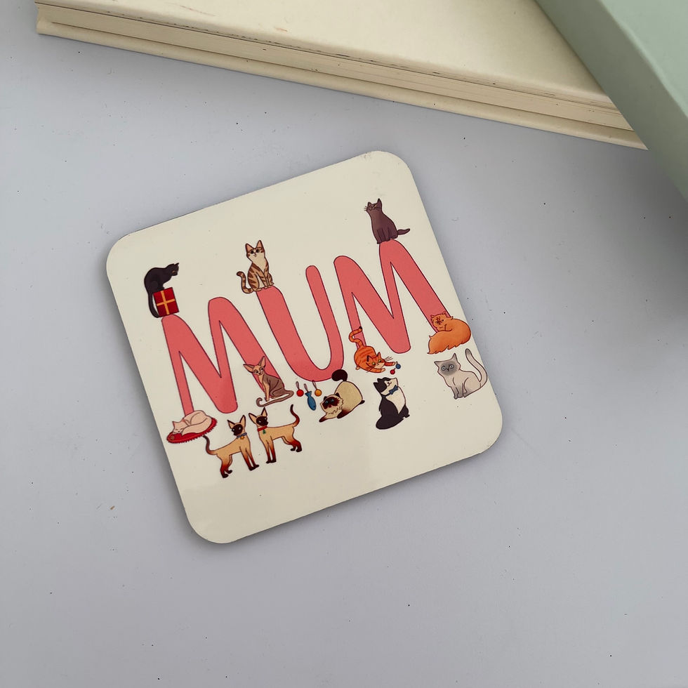 Thumbnail: Cat Mum Mug and Coaster.