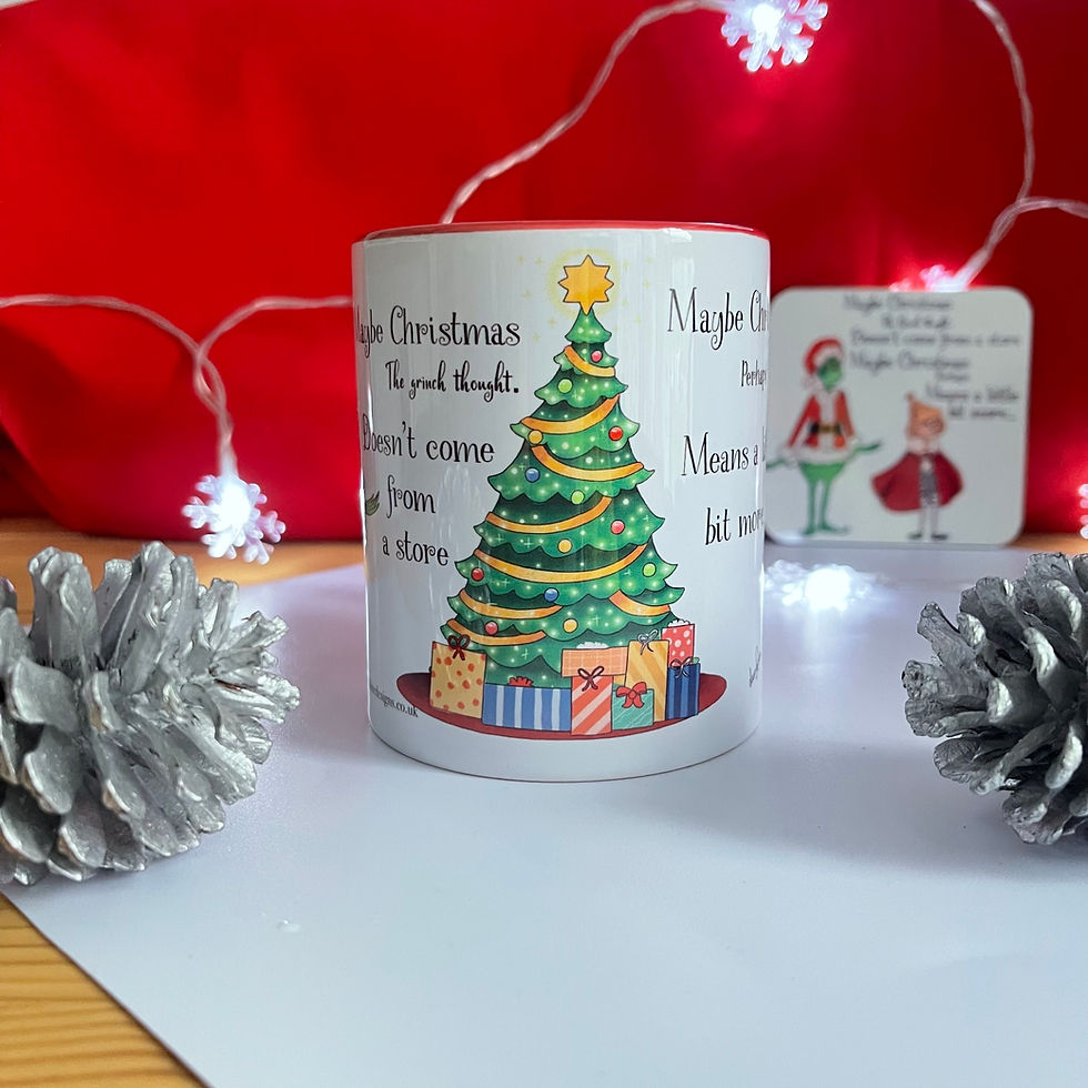 Thumbnail: The Grinch and Cindy Lou Who Mug and Coaster