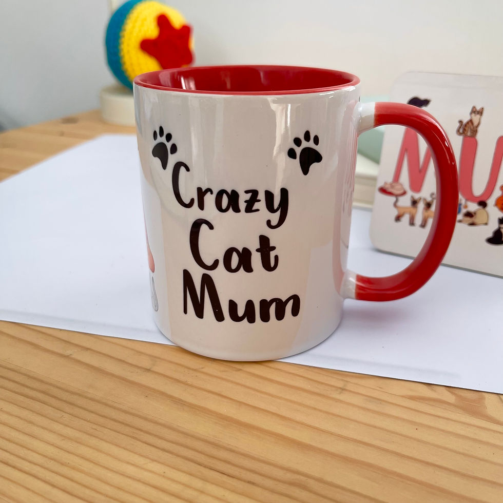 Thumbnail: Cat Mum Mug and Coaster.