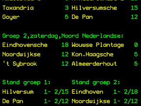 Update van de eerste 2 weken van dames 1 in de hoofdklasse