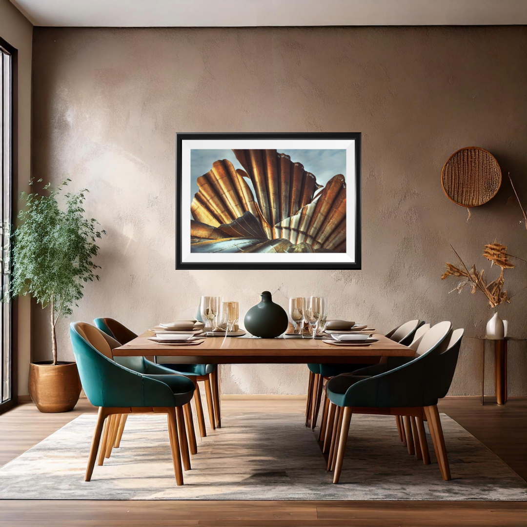Scallop Shell Large Print