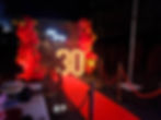 VIP Red Carpet Runner with Golden Stanchions and Red Velvet Ropes for rent by Yellow Shoes