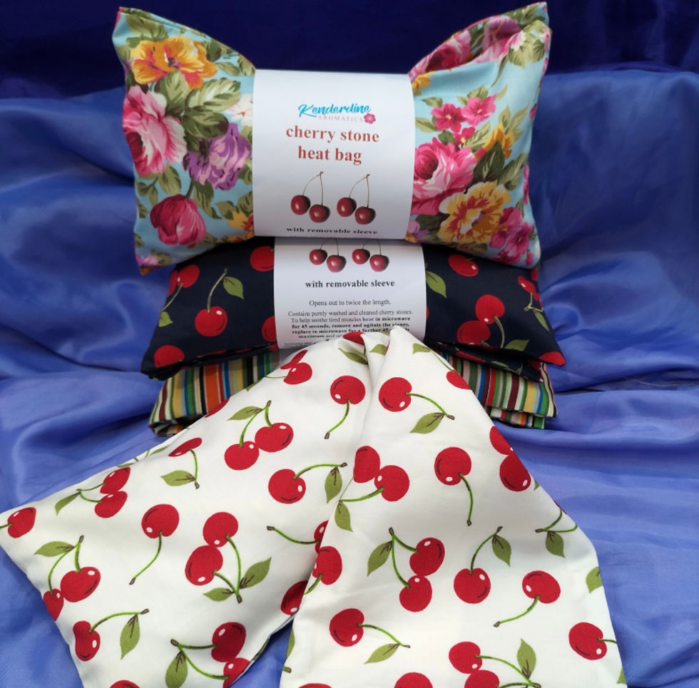 Thumbnail: Floral Cherry stone heat bag