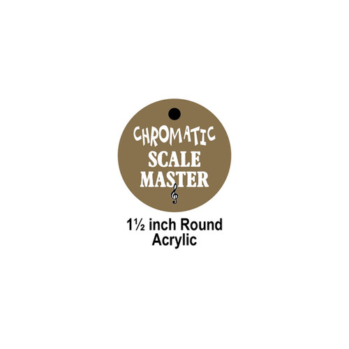 Chromatic Scale Master Acrylic Brag Tag Premier Music Teaching Aids LLC
