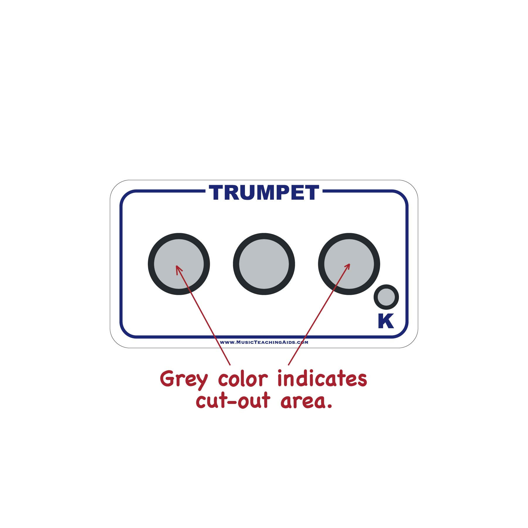 Trumpet Fingering Chart Magnet