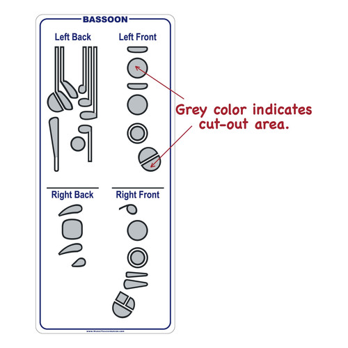 Bassoon Fingering Chart Premier Music Teaching Aids LLC