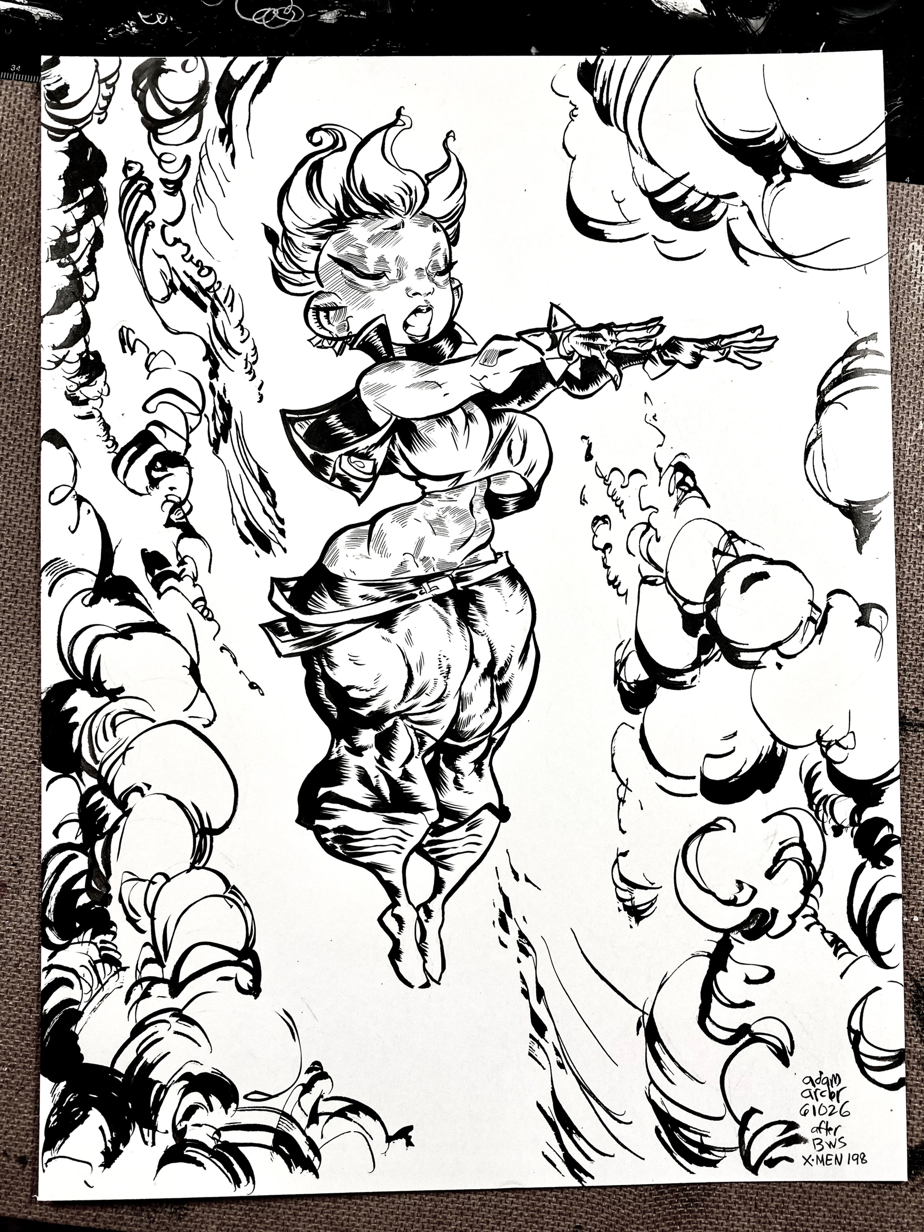storm , Adam style, 9 x 12