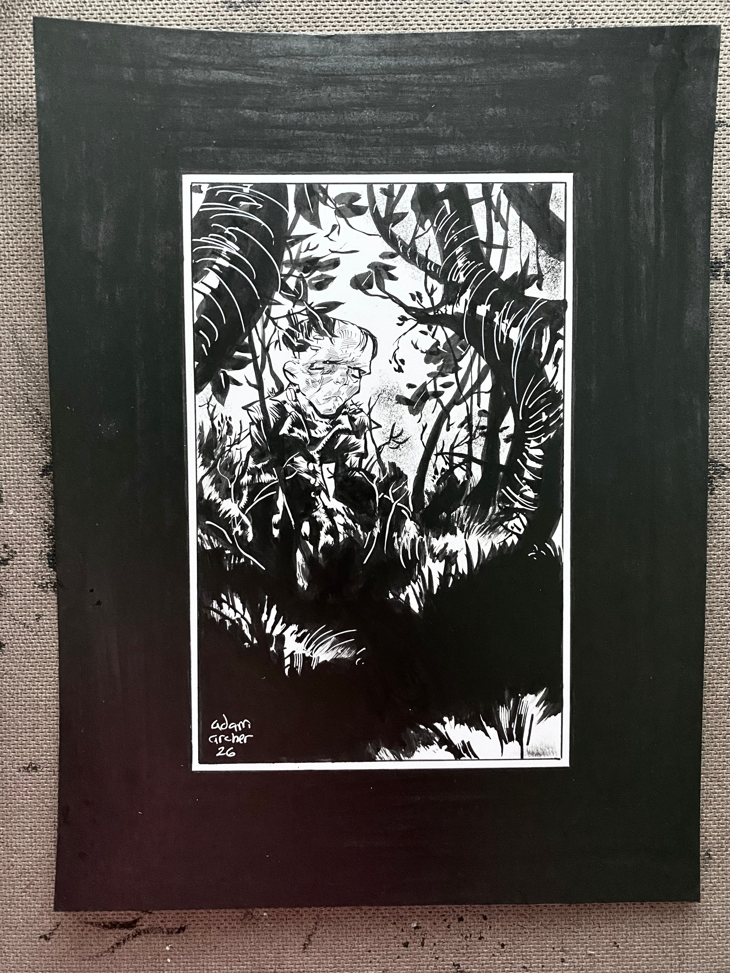 Frankenstein mini style 9 x 12