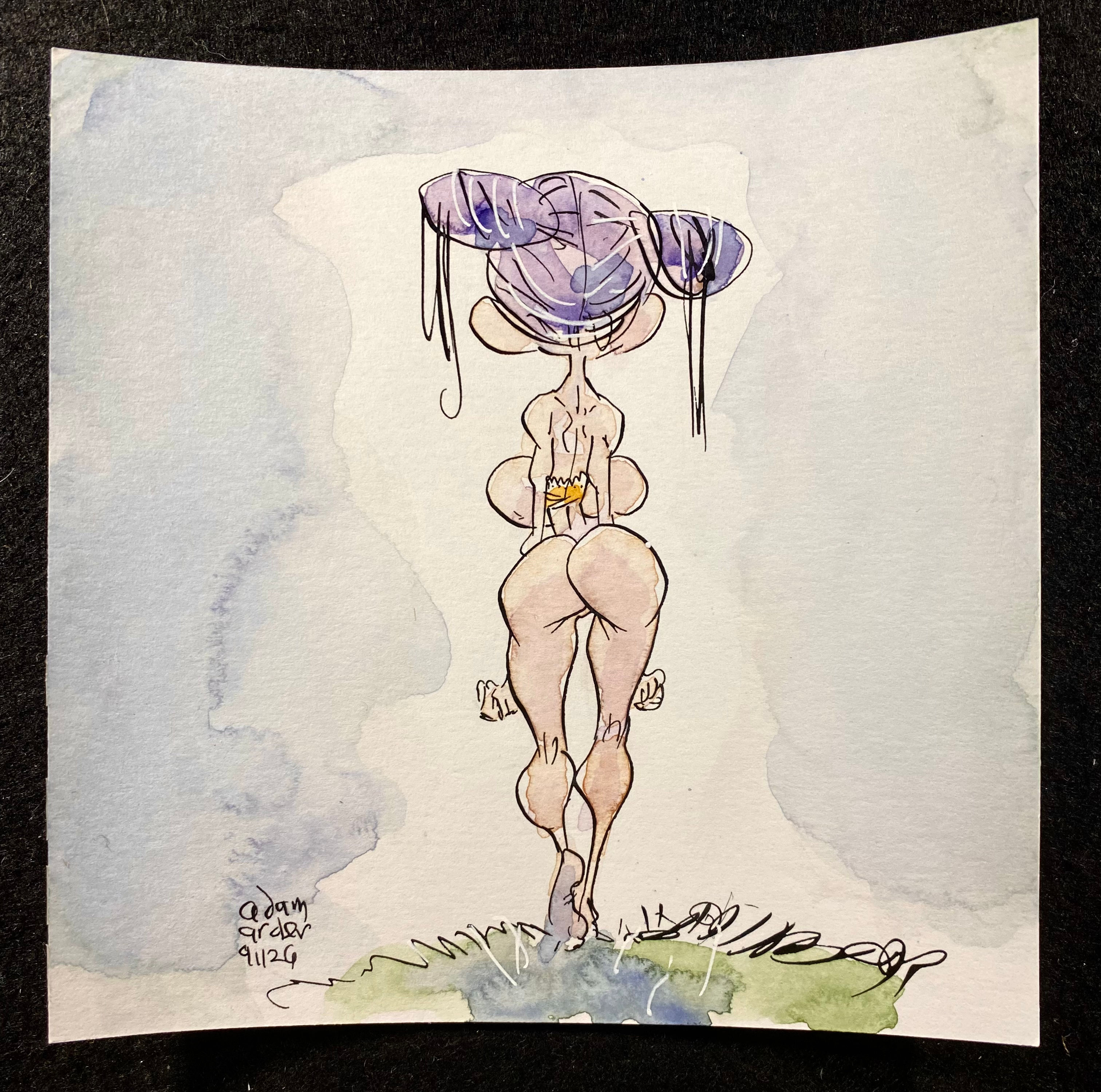 mini pinup hilltop 6 x 6"