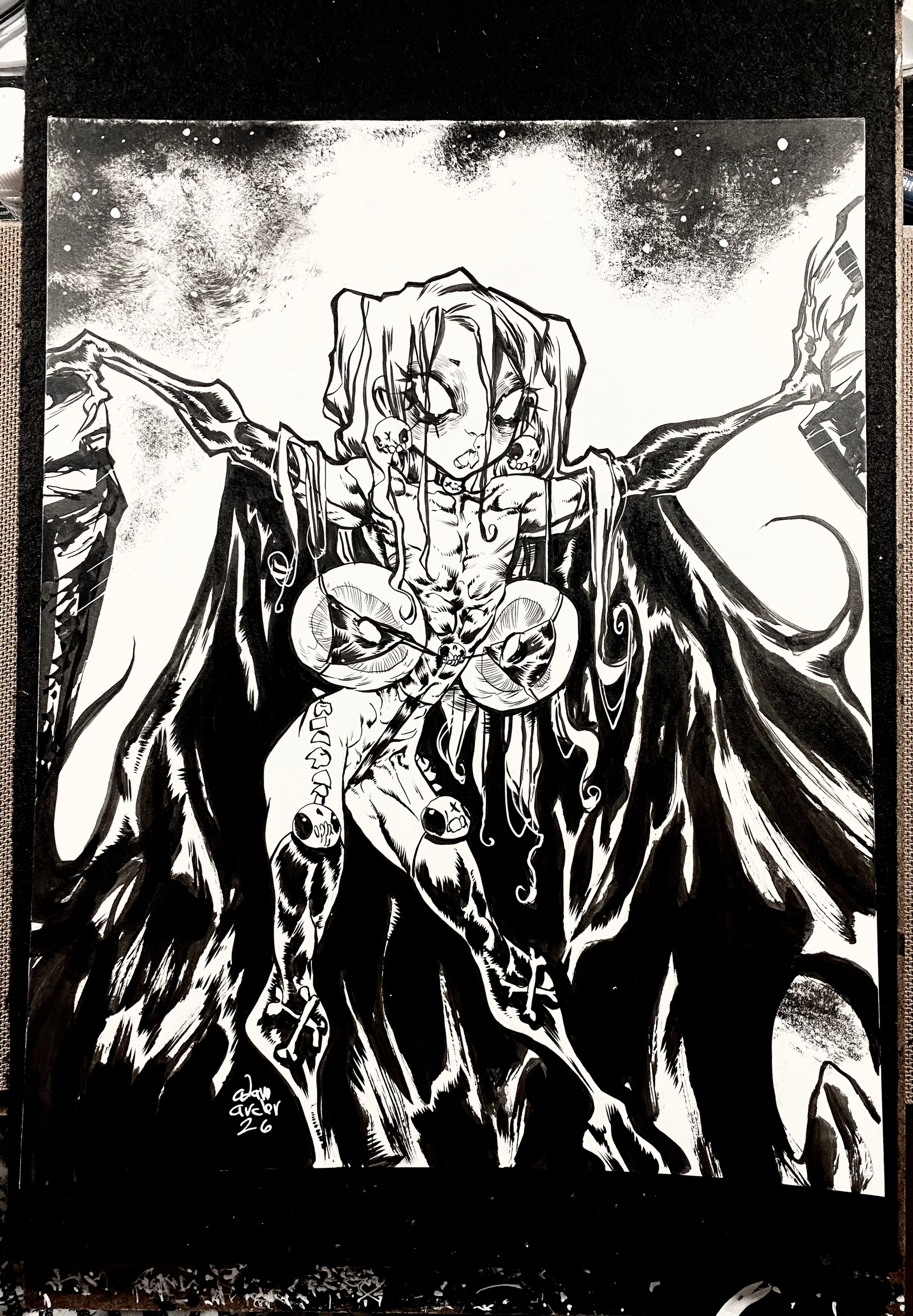 Lady death 11 x 14"