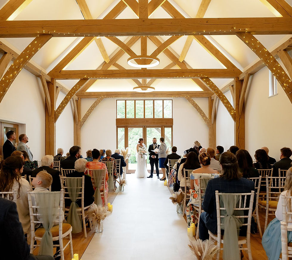 Glebe House wedding barn 5