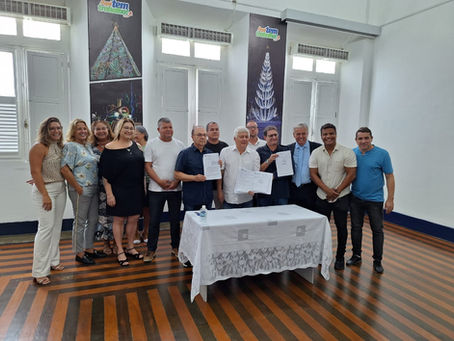 REUNIÃO - realizada para a celebração do convênio