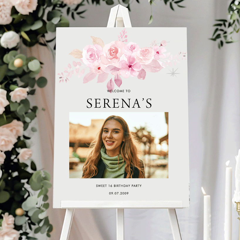 SWEET 16 SIGN
