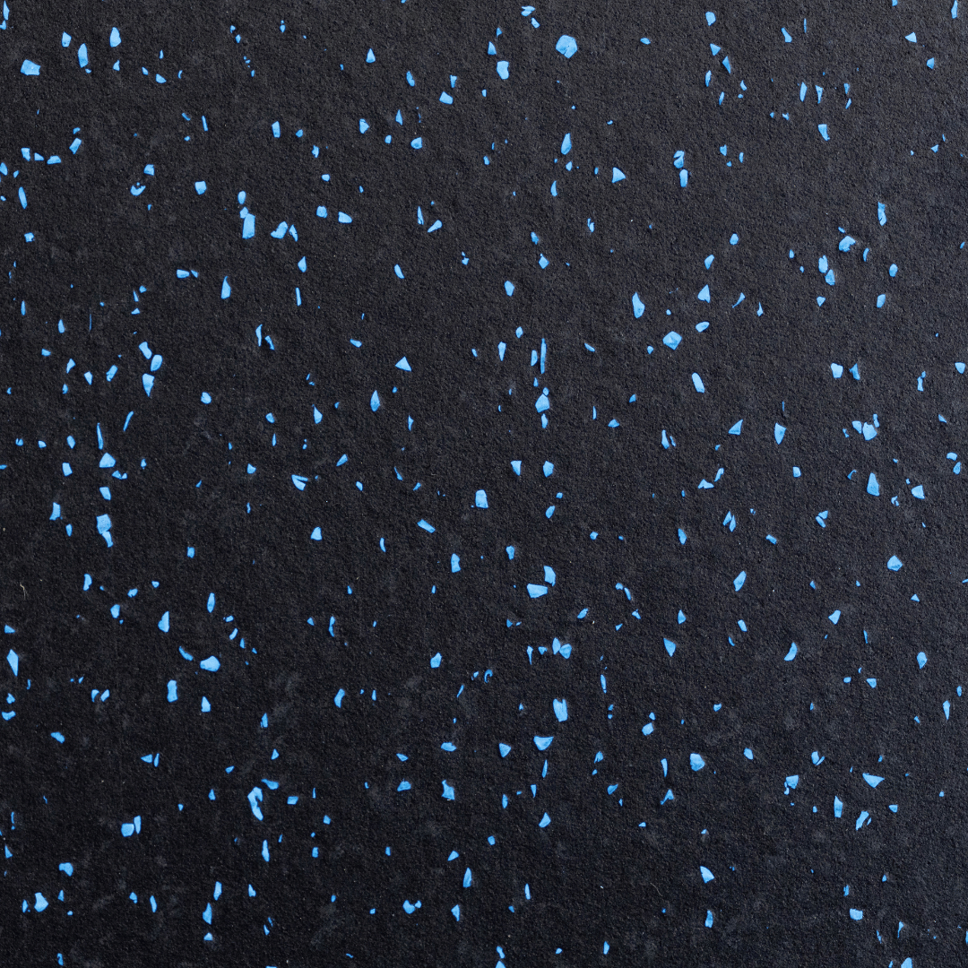 Limited Edition Blue Fleck EPDM Gym Tiles | 1x1 | 15mm | 20mm