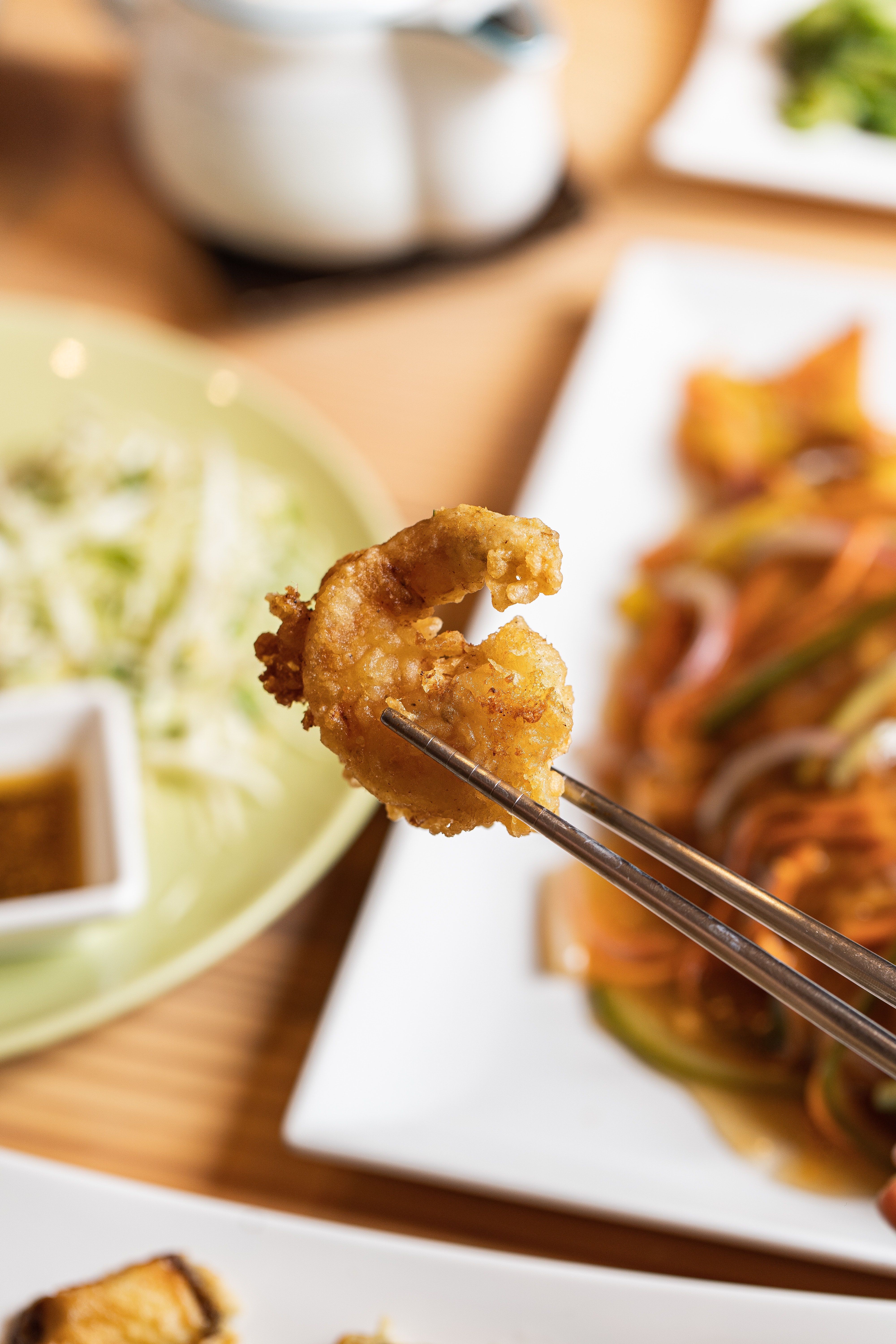 Arranged Food and Objects