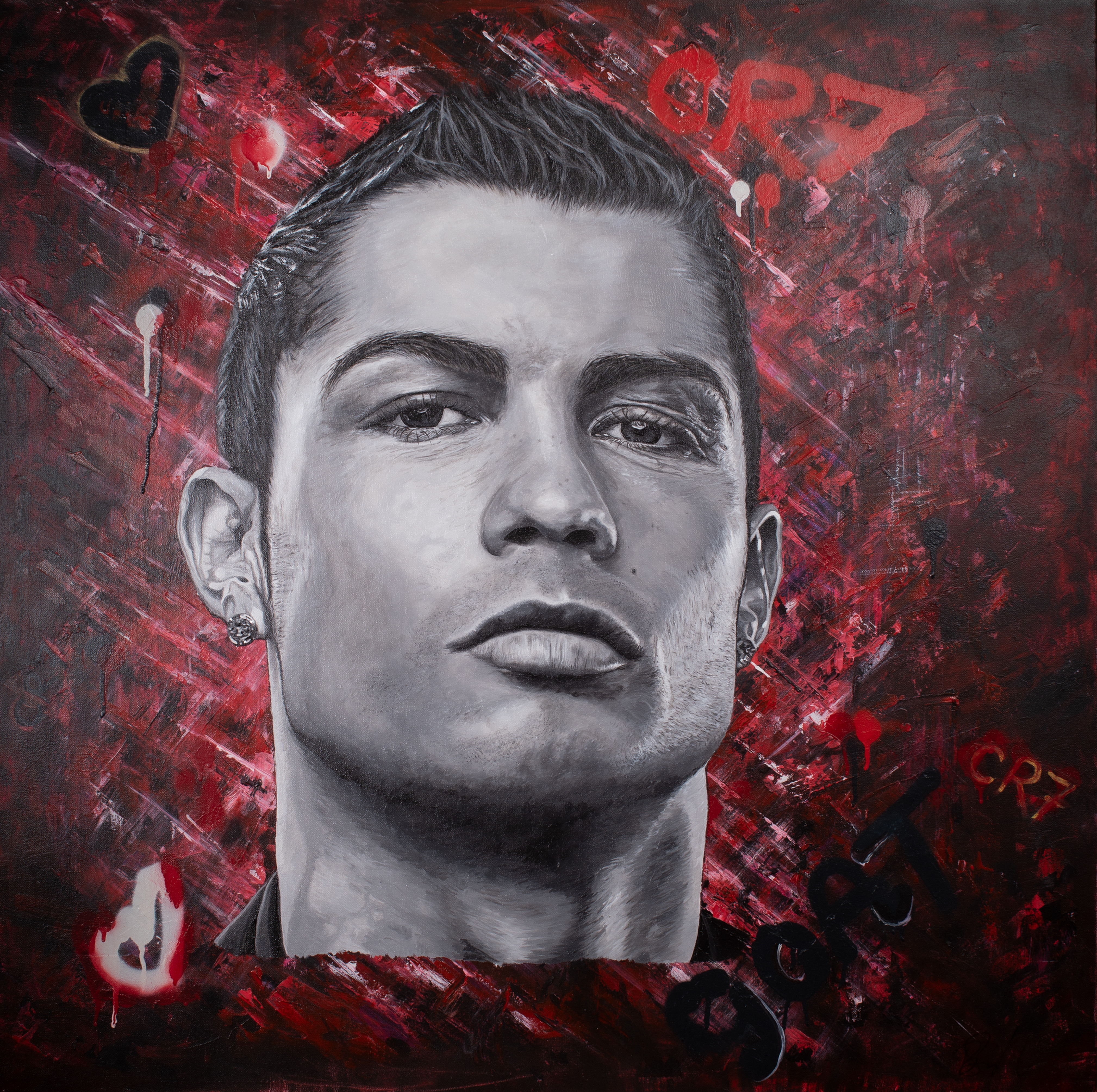19# Cristiano Ronaldo Original Painting