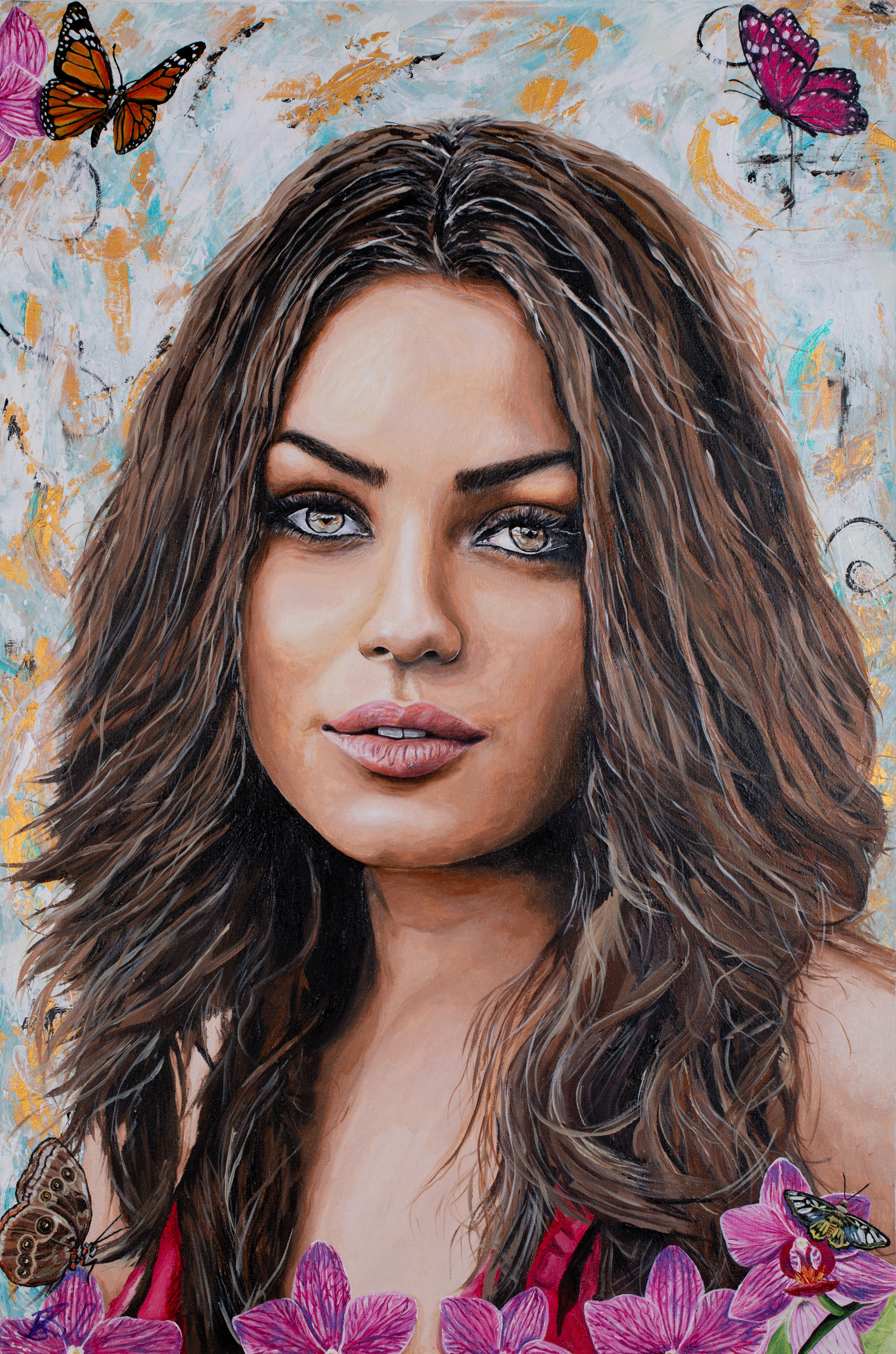 17# Mila Kunis Original Painting