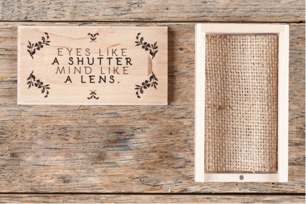 Thumbnail: Maple Wooden USB Photo Box