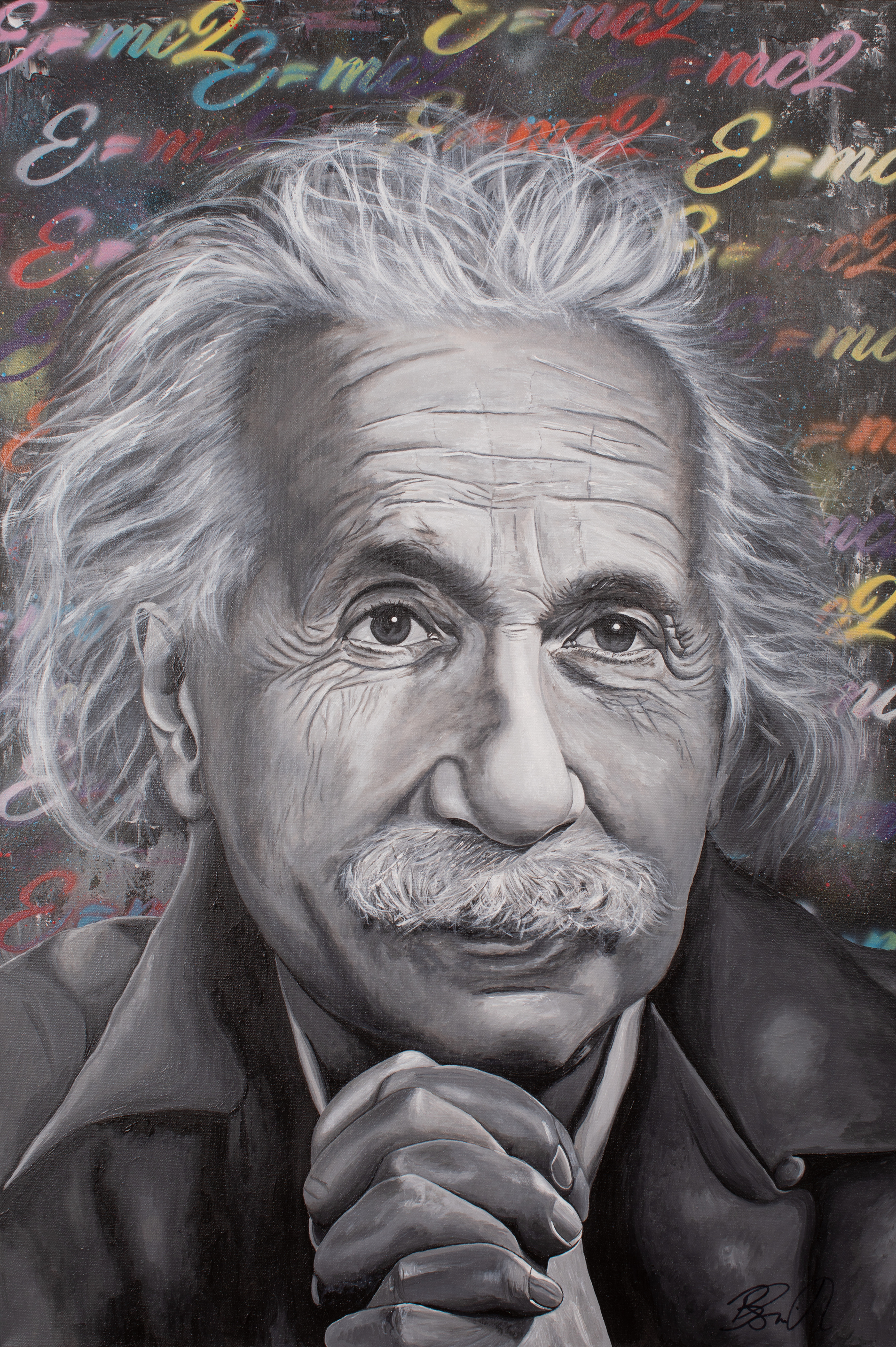 21# Albert Einstein Original Painting