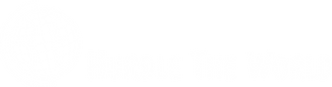 Logo weiß Hurdle The World Schrift und Icon