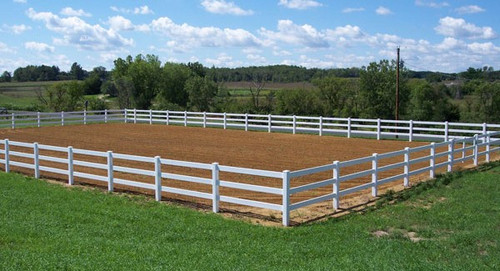 400 Of 3 Rail Vinyl Horse Fence Gardnerfence