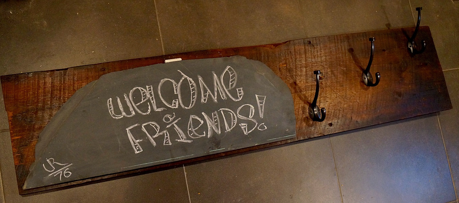 Coat Rack w/ Chalk Board