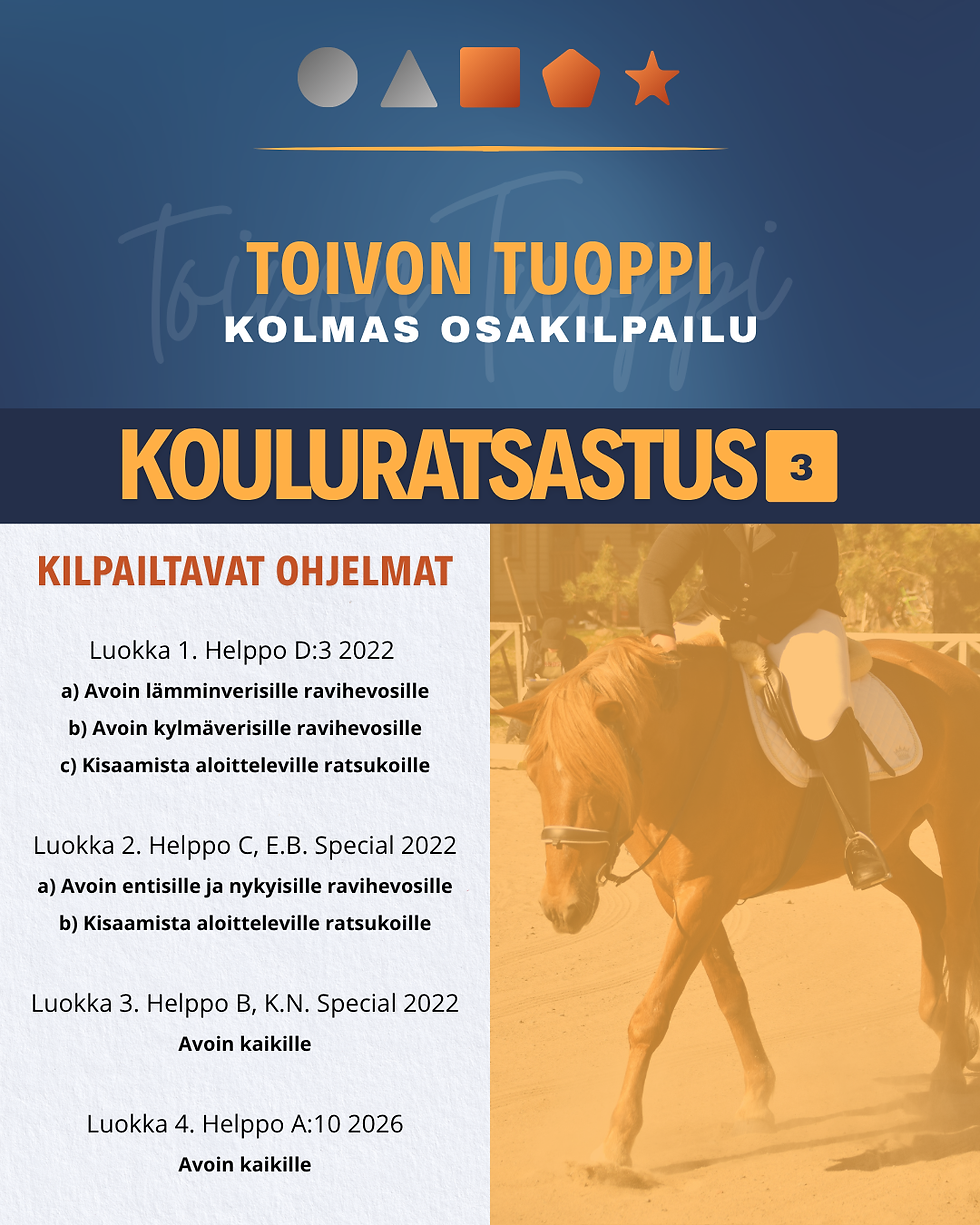 Harjoituskoulukilpailut 29.8.2026