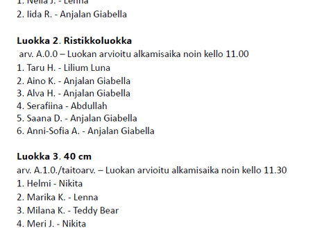 LÄHTÖLISTAT 15.6.2024