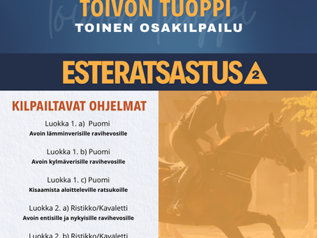 Harjoitusestekilpailut 26.7.2026