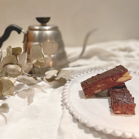 Brownie Chocolat Banane sans gluten et sans beurre 