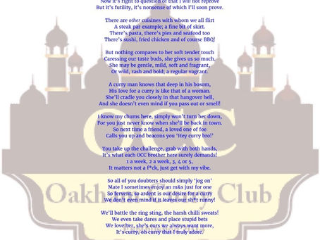 To Curry or Not to Curry?