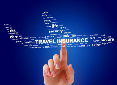 insurance wordblock airplane