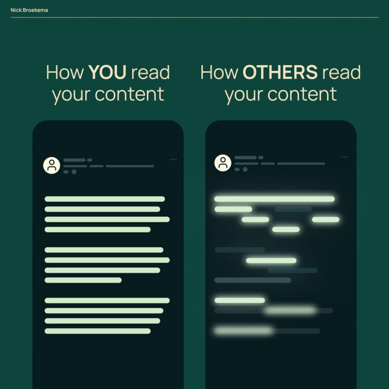 A smart phones on the left shows long paragraphs and l and a smart phone on the right shows brief indentions in the text.