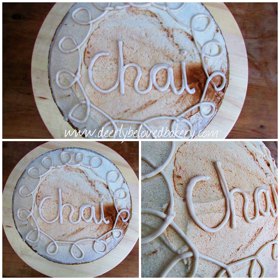 Chai Vanilla Cake