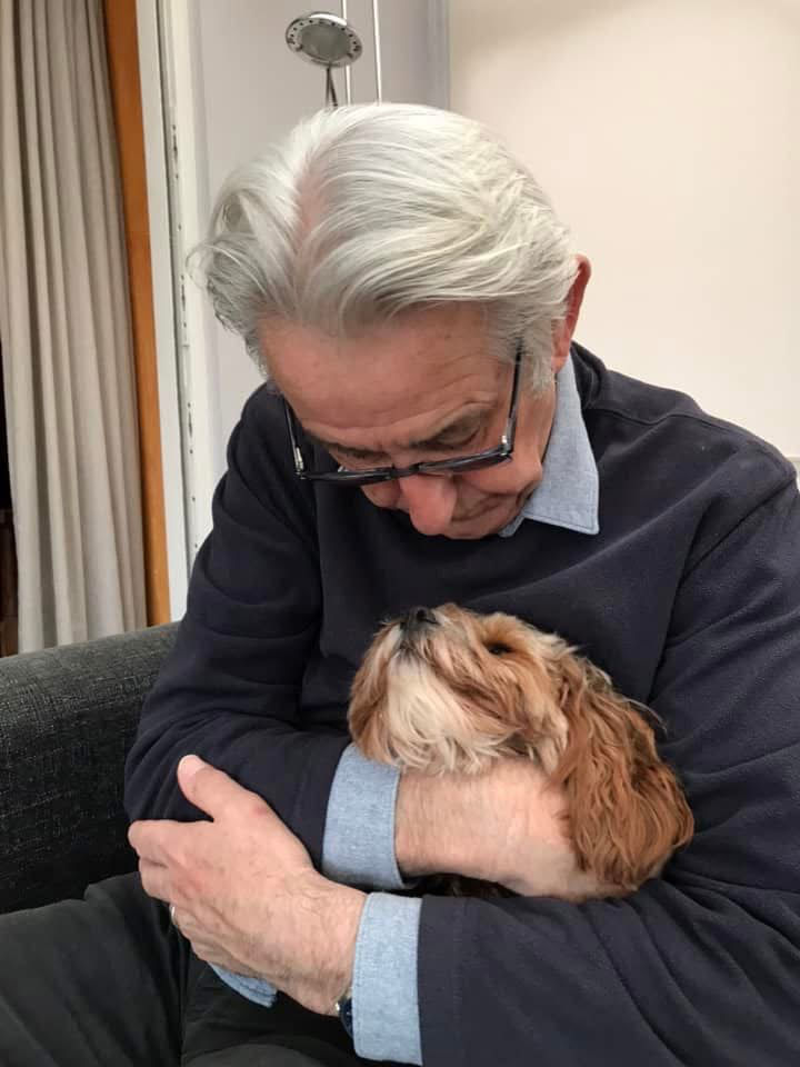 Grandfather with Elsi